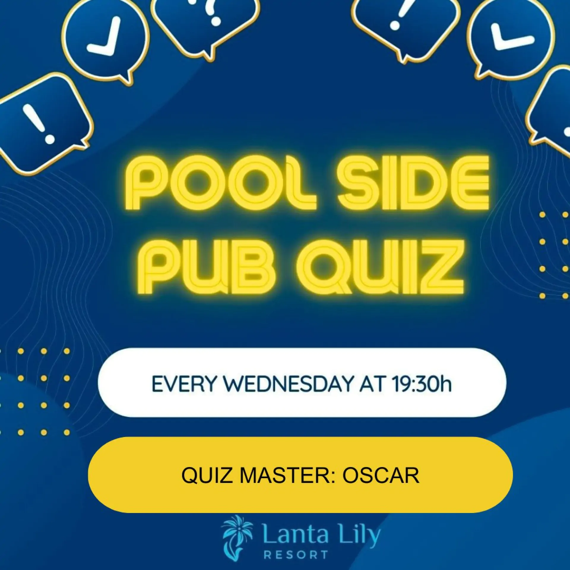 Pool Side Pub Quiz